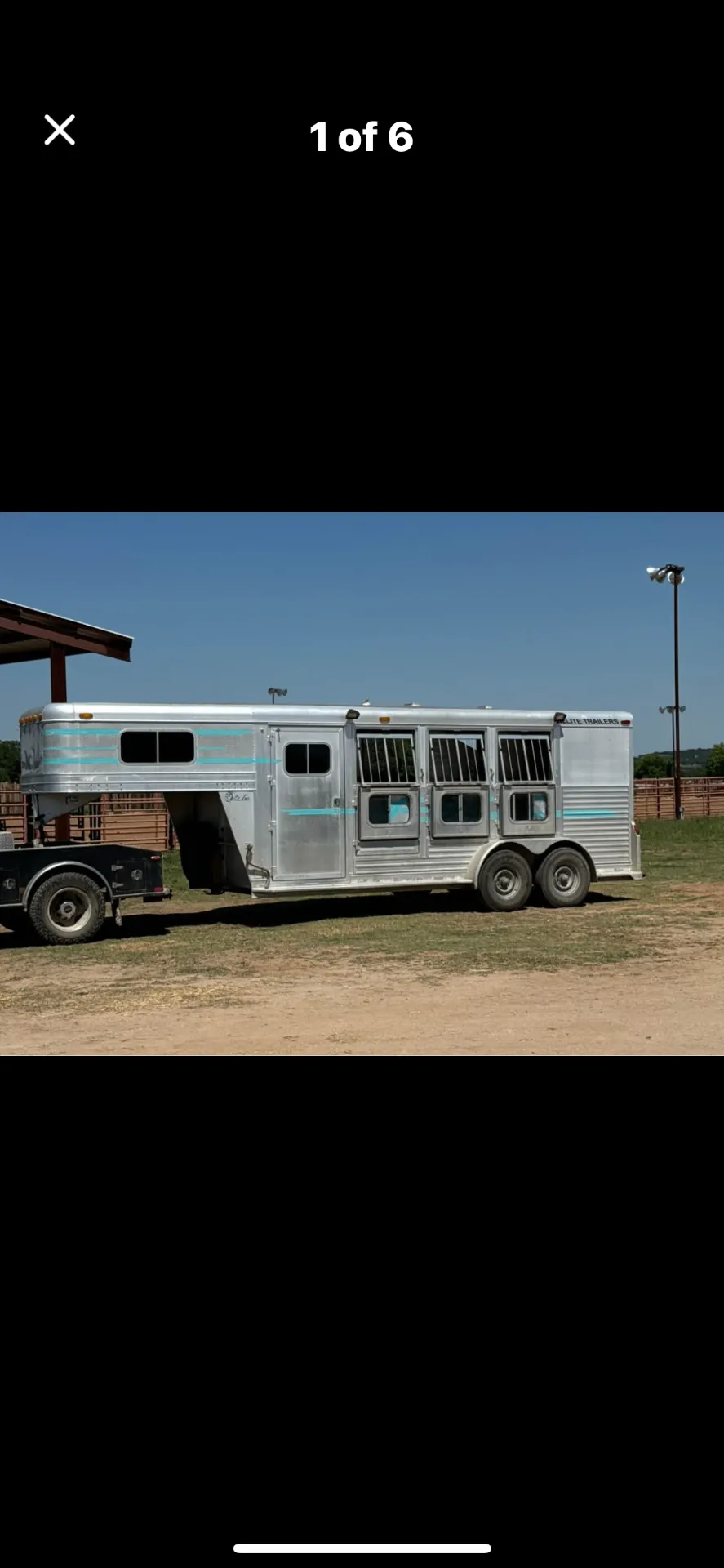 2001 Elite 3 Horse Gooseneck Trailer – photo 1