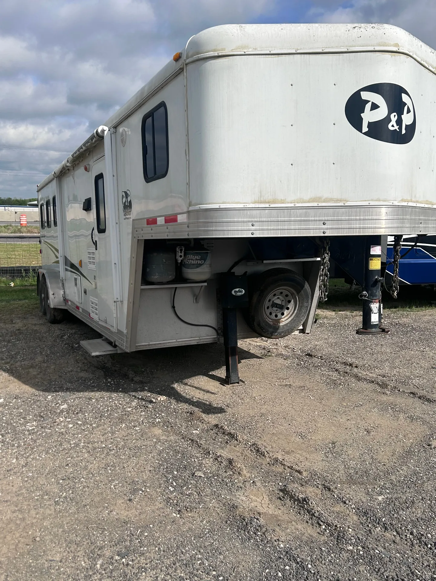 2013 Bison LS Aluminum Horse Trailer